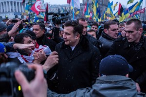 Mikheil Saakashvili in Kiev (Getty Images Europe/Brendan Hoffman)