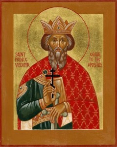 Kievan ruler Vladimir the Great was baptized at Khersones (in modern-day Sevastopol) and converted the Kievan Rus' to Christianity in the 10th century.  He is widely respected by all East Slavs (including Russians and Ukrainians) to this day.