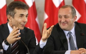 Ivanishvili and Margvelashvili in happier times (Agenda.ge)